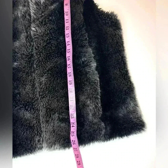 KRISTEN BLAKE Women’s REVERSIBLE SOFT WARM FAUX FUR HOODED VEST Size- Large - Picture 4 of 12